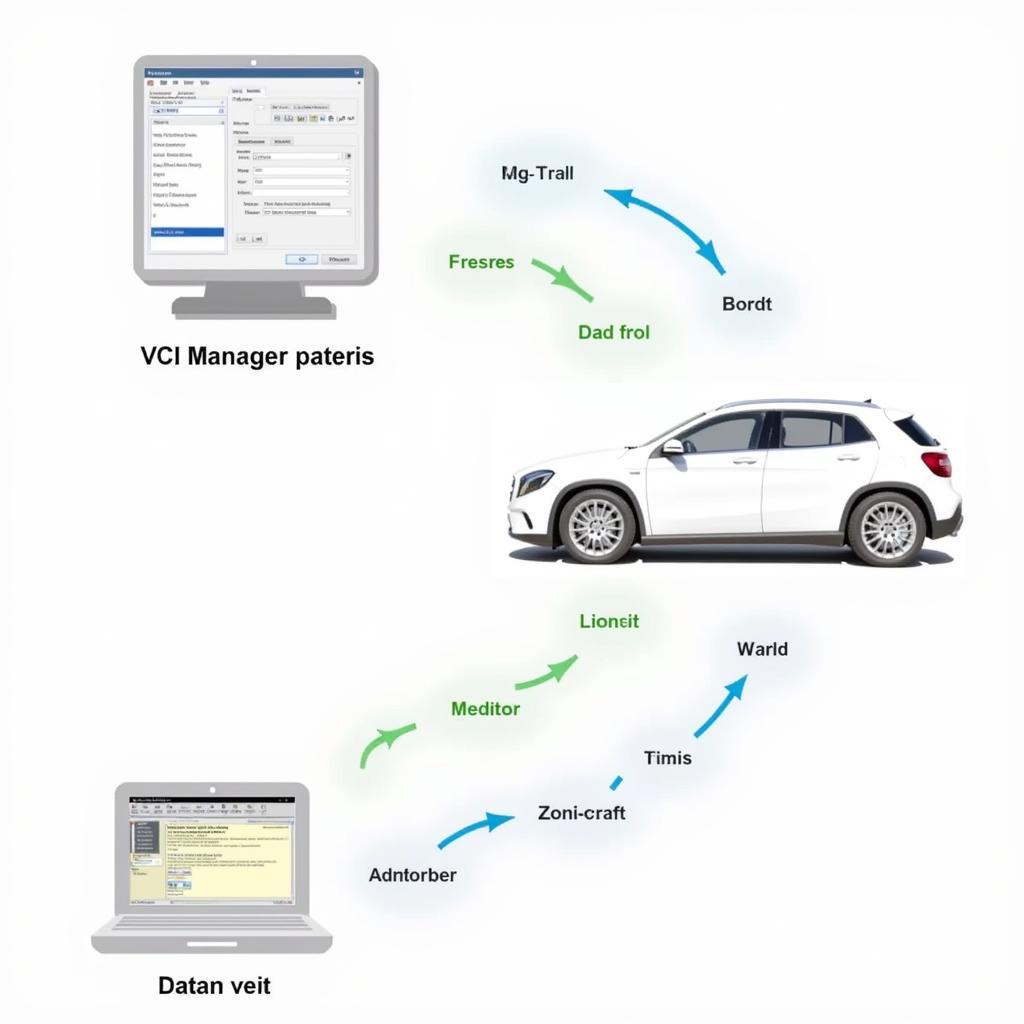 VCI Manager Mercedes Connection Diagram