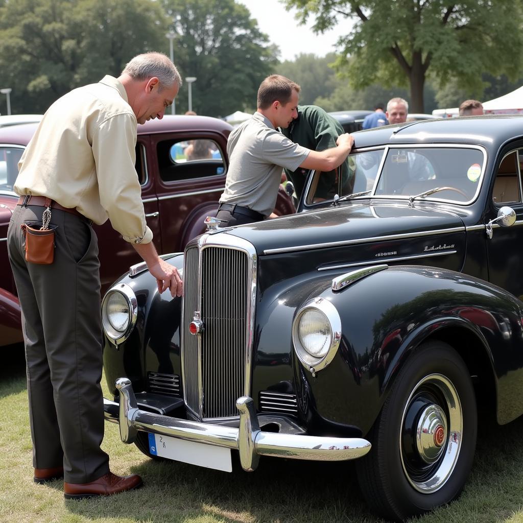 Vintage Car Show Judging with Experts