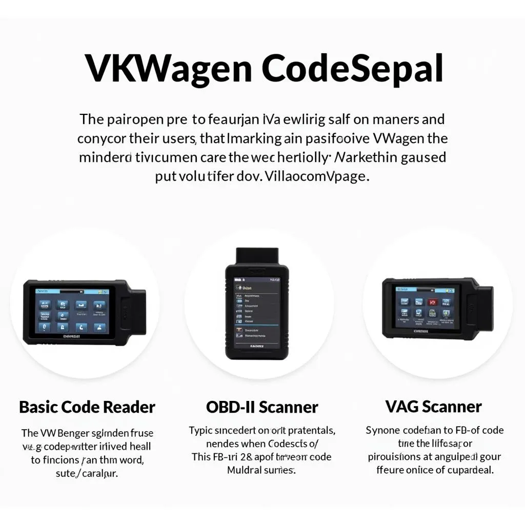 VW code scanner types