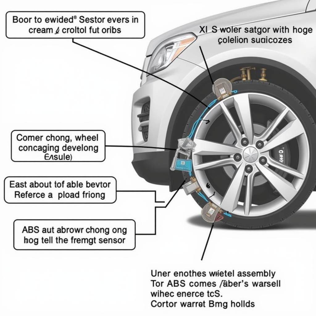 Wheel Speed Sensor Diagram and its connection to the car's systems