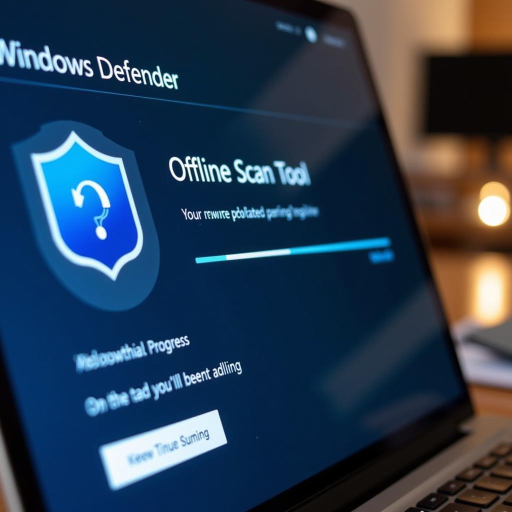 Windows Defender Offline Scan Tool in Action