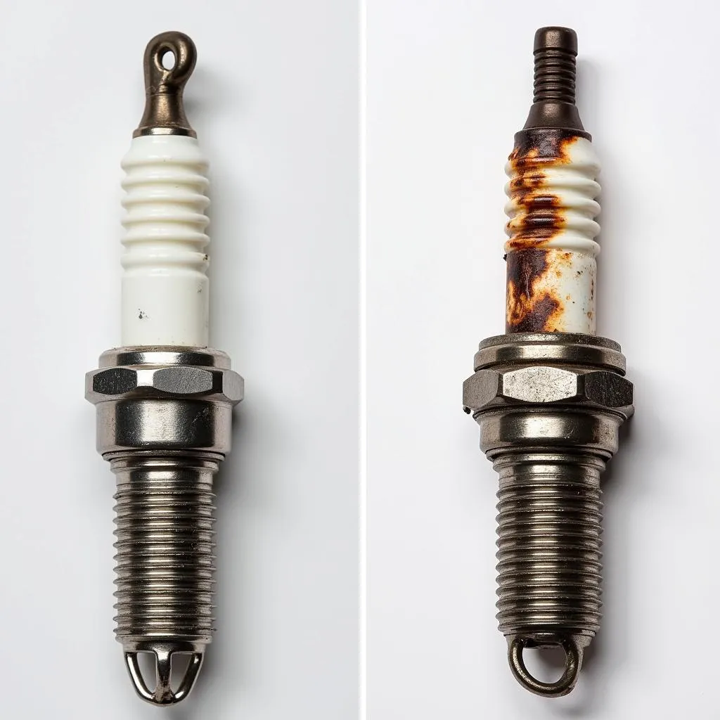 Worn Spark Plugs Causing Engine Misfire