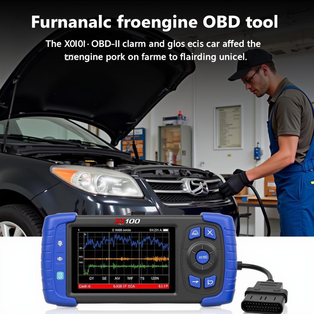 x100 Scan Tool Diagnosing Car Engine Issues