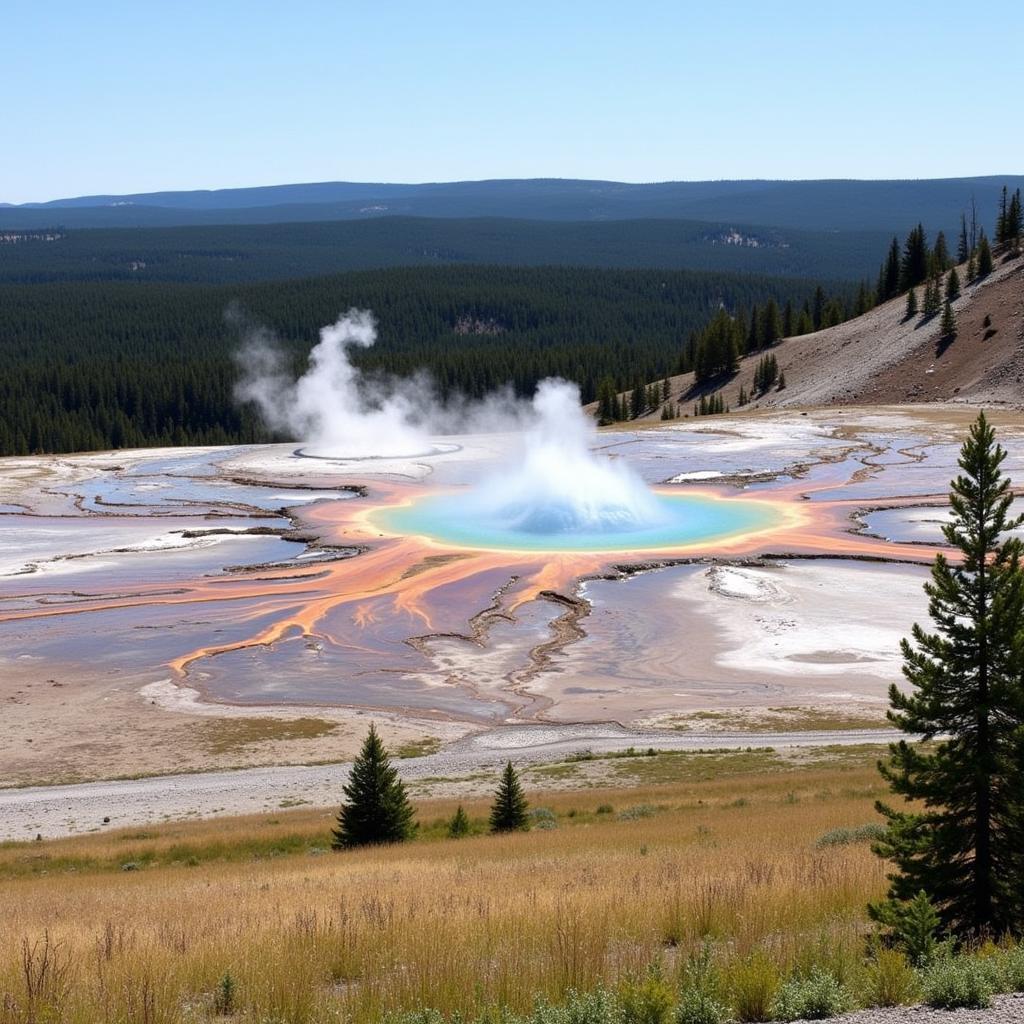 Yellowstone National Park from Buffalo, Wyoming