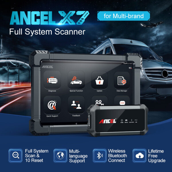 10inch Bluetooth Scanner OBD2 Full System Bi-directional Control Diagnostic Tool - Image 3