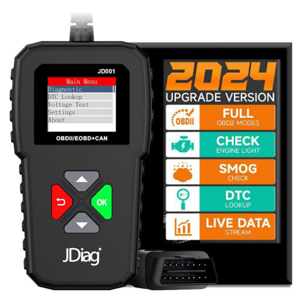 12v Automotive Car OBD2 Scanner OBD Code Reader Check Engine Fault Diagnostic - Image 2