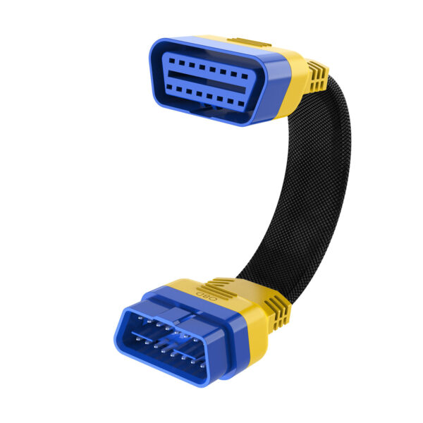 16 Pin OBD2 II Male to Female Diagnostic 20cm Extension Cable Scanner Adapter - Image 2