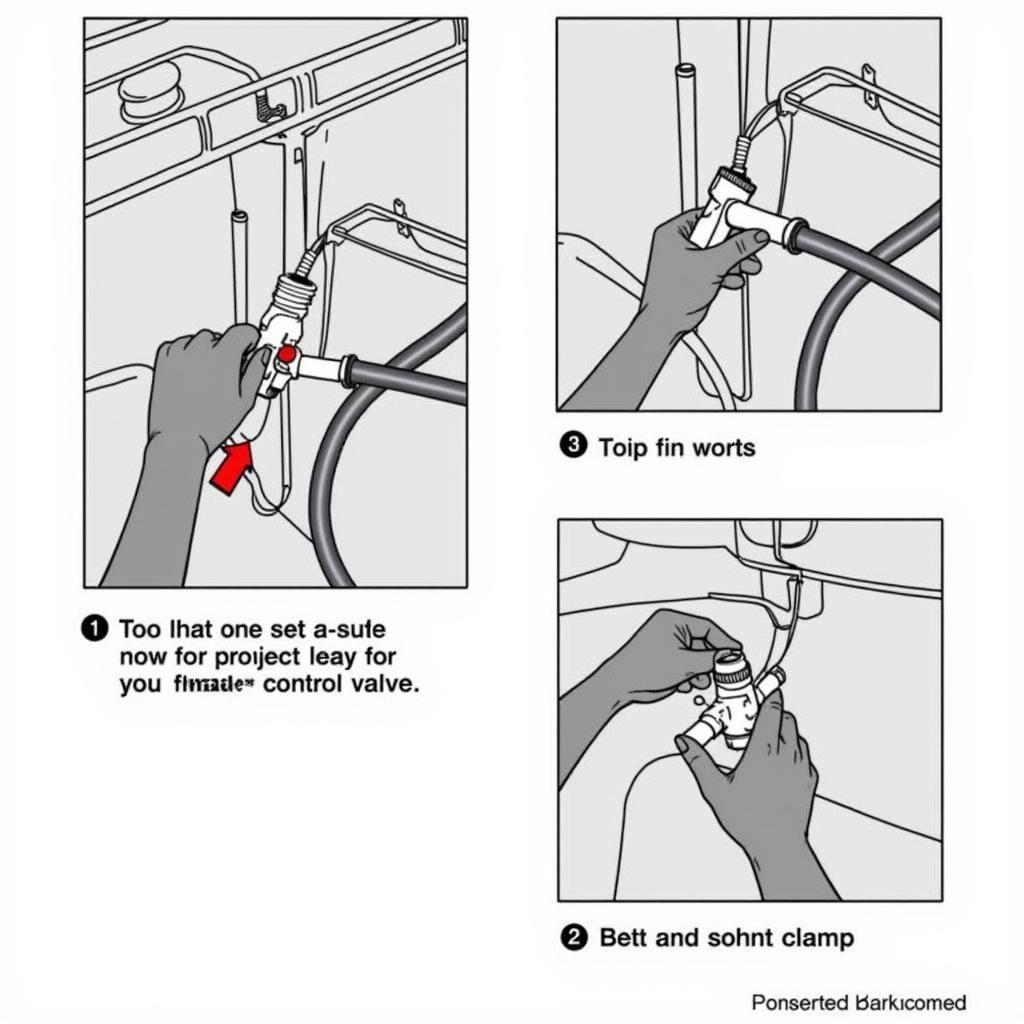 Installing the New Heater Control Valve in a 1994 Lincoln Town Car