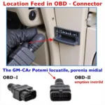 1995 GM OBD Connector Location