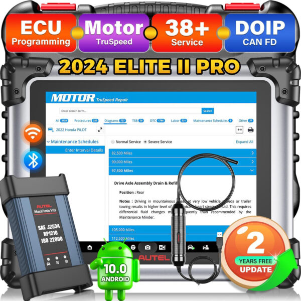 2-year updated Autel Maxisys Elite II Pro Diagnostic Tool