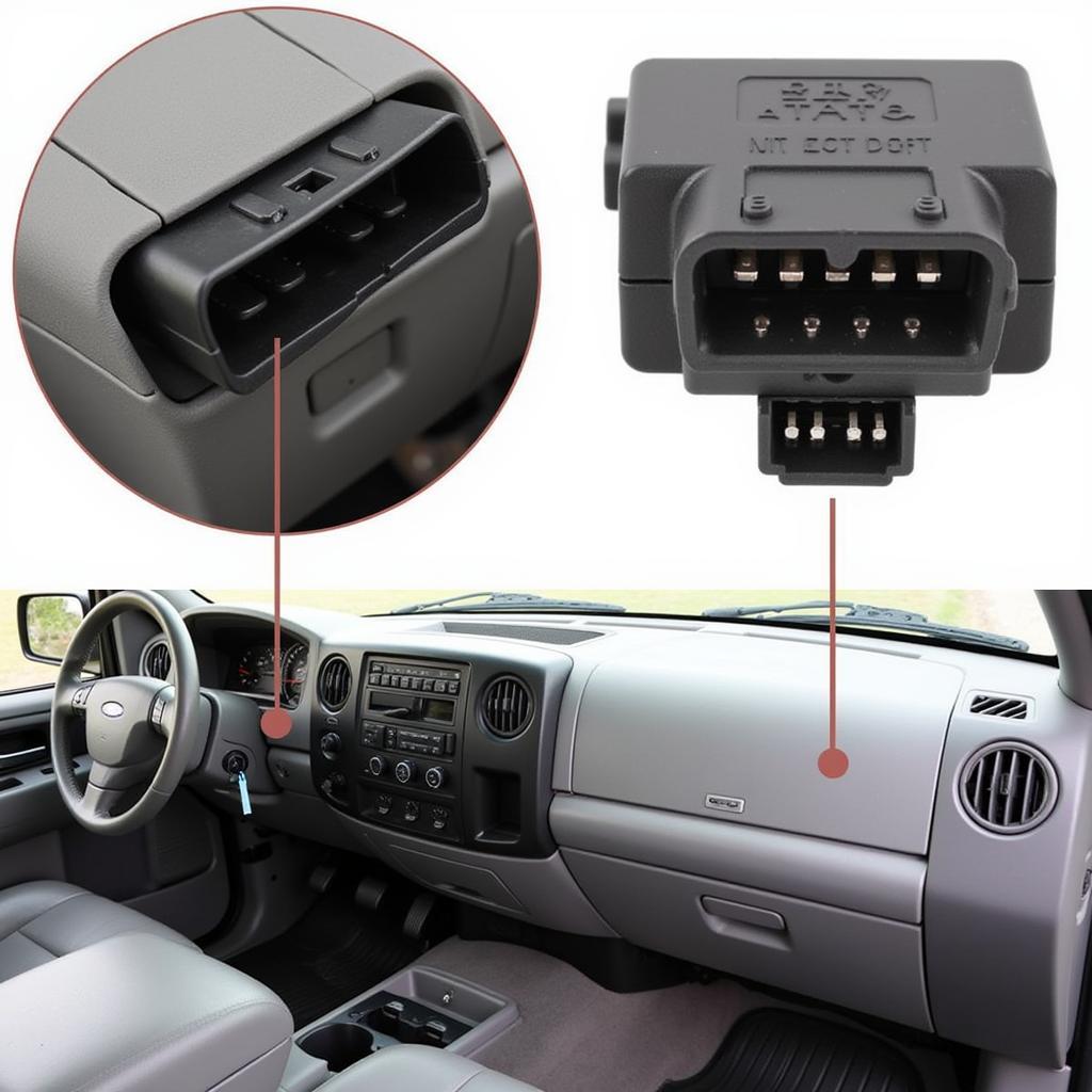 2003 Ford F150 OBD2 Port Location