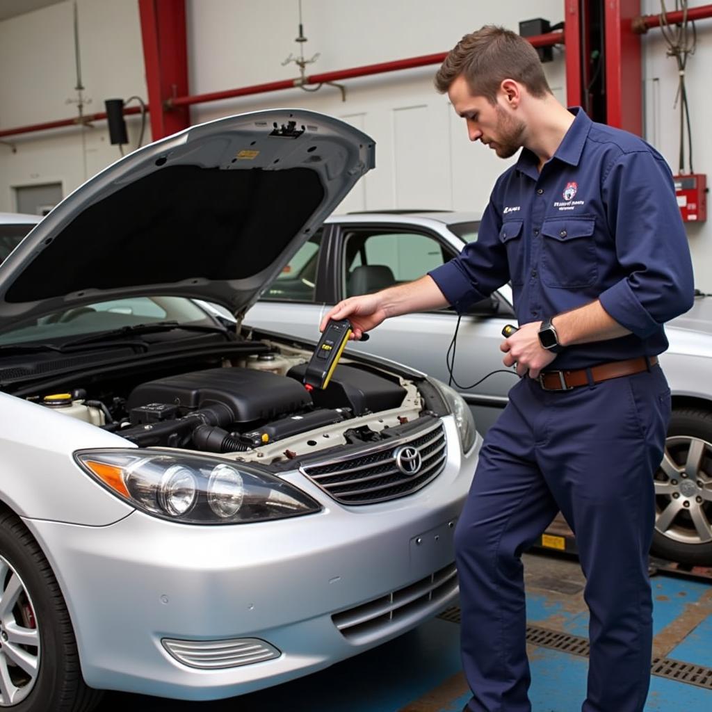 Using Bi-directional Control on a 2004 Toyota Camry with a Dealer Scanner