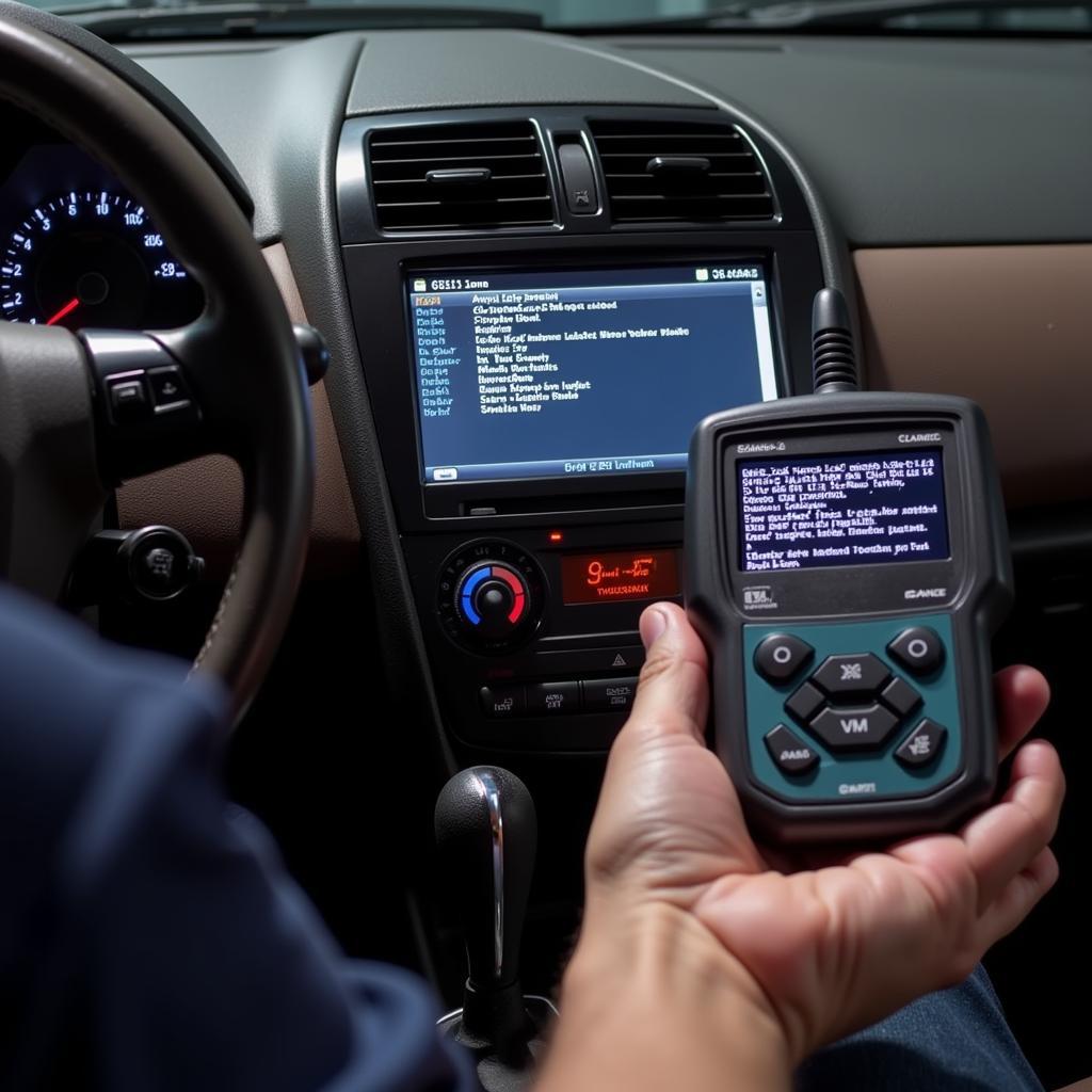 Using a Dealer Scanner to Diagnose a 2007 Mitsubishi Eclipse