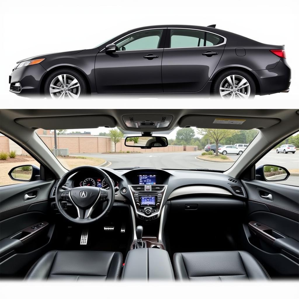 2014 Acura TL Exterior and Interior View