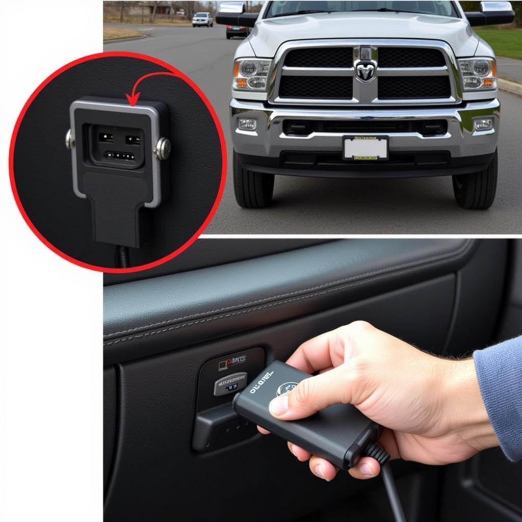 Connecting Autel Scanner to 2018 Ram 2500 OBD-II Port