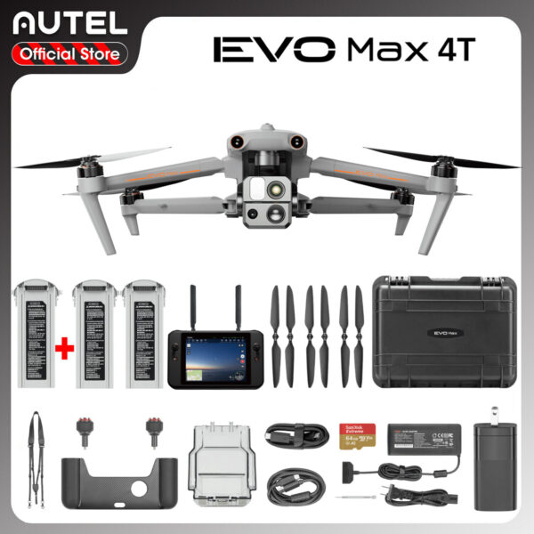 2023 Autel EVO Max 4T 8K Drone & Smart Controller V3 Laser Range Finder Thermal