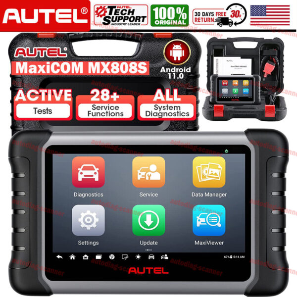 2023 Autel MaxiCheck MX808S Full Systems Diagnostic Scanner Tool Bidirectional