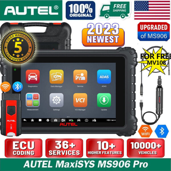 2023 Autel MaxiSYS MS906 Pro Full System Diagnostic Scanner Tool Upgrade MS906