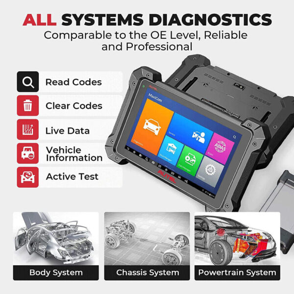 2023 Autel MK908P MaxiSys Pro OBD2 J2534 ECU Programming Car Diagnostic Scanner - Image 5