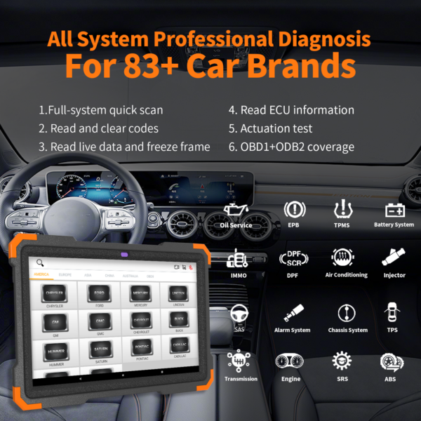 2023 ND366s All System Car OBD2 Scanner Auto Diagnostic Tool & Key Programmer - Image 4