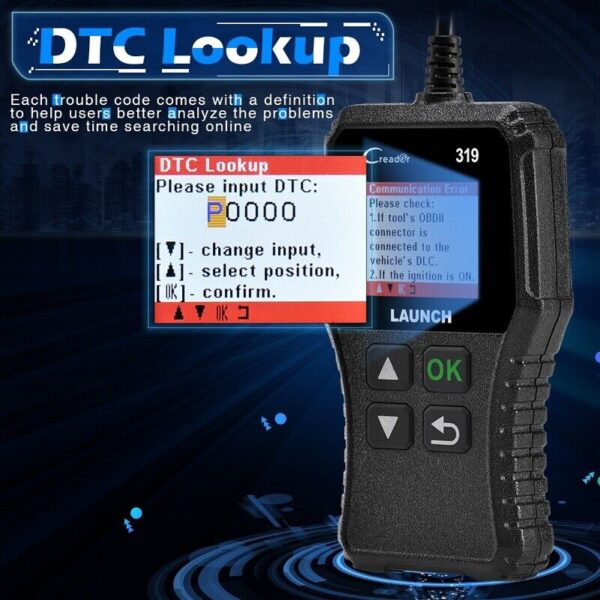 2023New! Launch CR319 OBD2 CAN Diagnostic Scanner Code Reader Emission Test Tool - Image 5