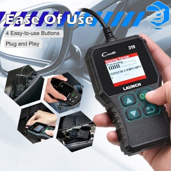 2023New! Launch CR319 OBD2 CAN Diagnostic Scanner Code Reader Emission Test Tool - Image 6