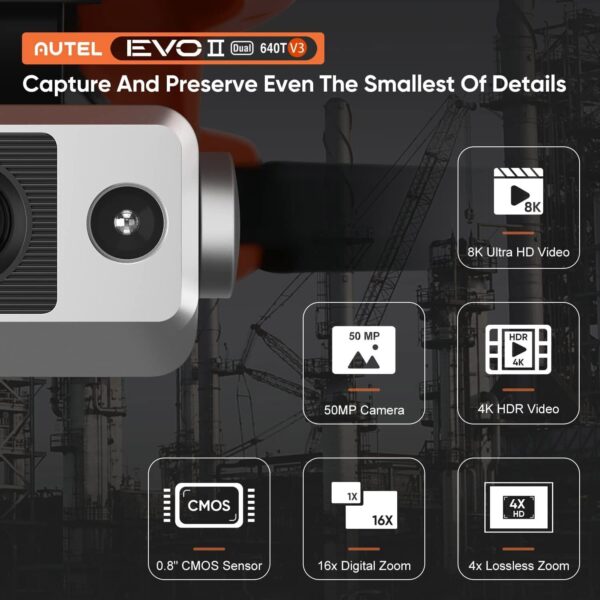 2024 Autel EVO 2 DUAL 640T V3 Thermal Camera Smart Controller Bundle - Image 6