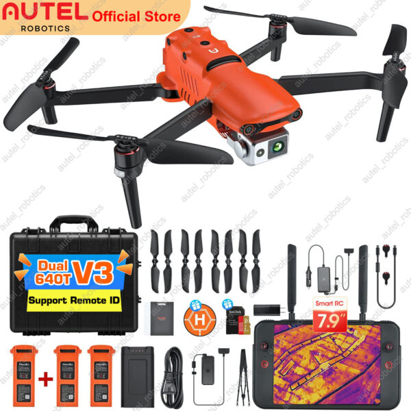 2024 Autel EVO II Dual 640T V3 Thermal 8K Video Smart Controller V3 15KM 38 Mins