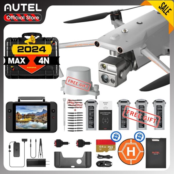 2024 Autel EVO Max 4N Drone & Night Vision Camera & Infrared Camera & Thermal