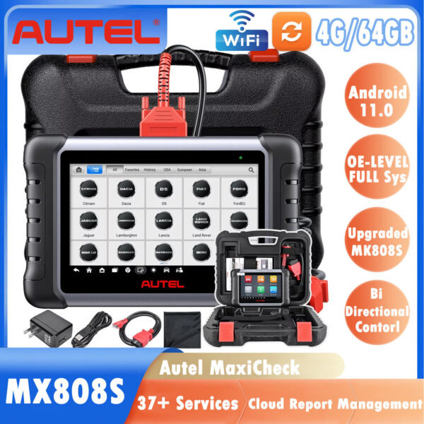 2024 Autel MaxiCheck MX808S MK808S Bidirectional Car All System Diagnostic Tool