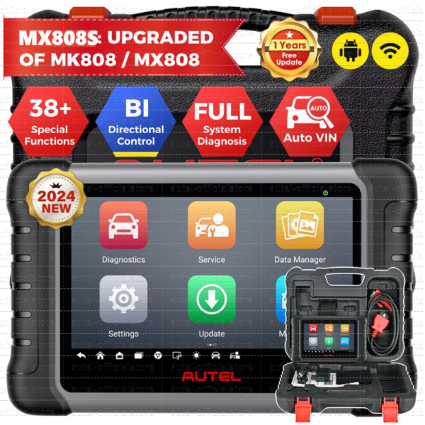 2024 Autel MaxiCheck MX808S MK808S Bidirectional Diagnostic Full System Scanner