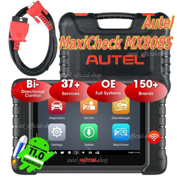 2024 Autel MaxiCheck MX808S MK808S OBD2 Bidirectional Diagnostic Scanner Tool