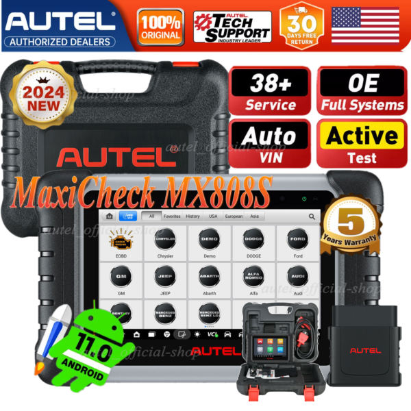 2024 Autel MaxiCheck MX808S Pro MK808S Bidirectional Diagnostic Scanner Tool