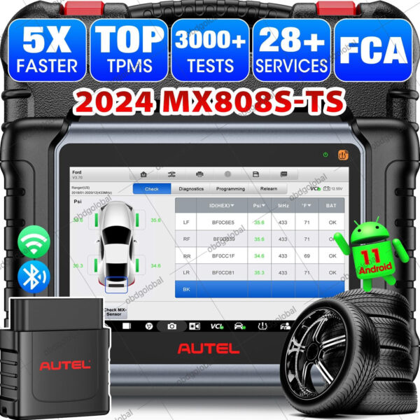 2024 Autel MaxiCheck MX808S-TS MK808S-TS TPMS PR0GRAMMING Diagnostic Auto Scan