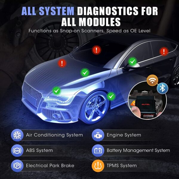 2024 Autel MaxiCheck MX808TS OBD2 Car TPMS Diagnostic Scanner Tool K~ey Coding - Image 6