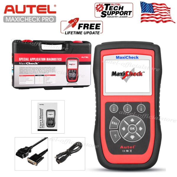 2024 Autel MaxiCheck Pro for ABS Brake Auto Bleeding OBD2 Diagnostic Scan Tool