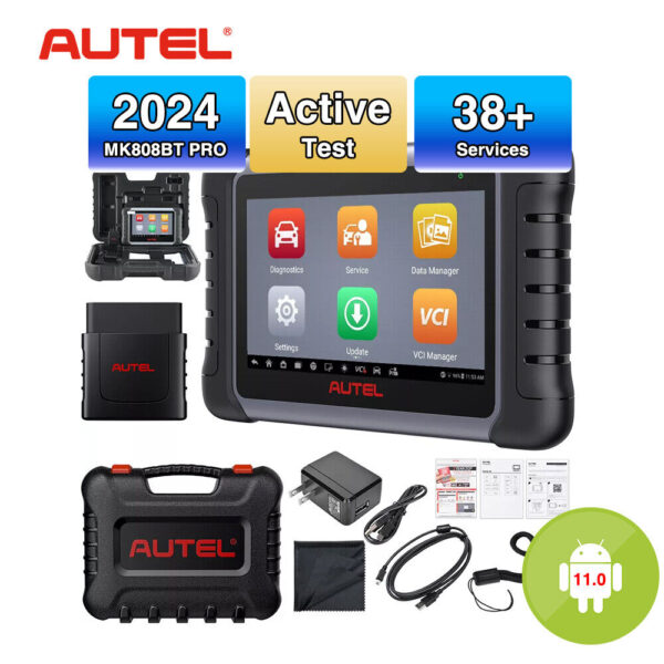 2024 Autel MaxiCOM MK808BT PRO Full Bidirectional Car Diagnostic Scanner Tool