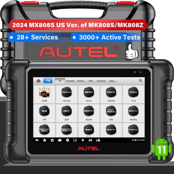 2024 Autel MaxiCOM MK808S MX808S PRO FULL Bidirectional Diagnostic Scanner Tool