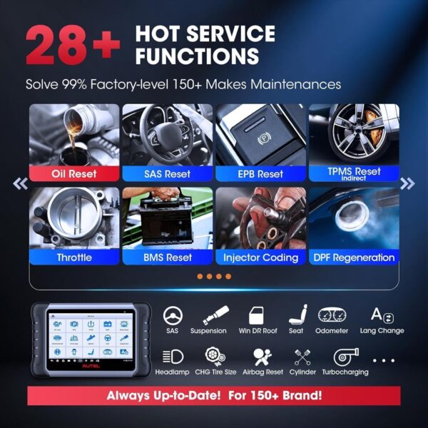 2024 Autel MaxiCOM MK808S OBD2 Bidirectional Car Diagnostic Scanner Tool Coding - Image 4