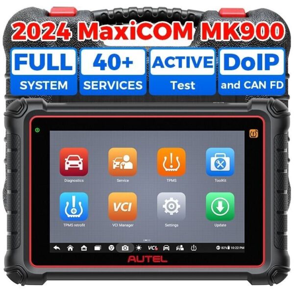 2024 Autel MaxiCOM MK900 PRO Auto Diagnostic Scanner Tool Upgraded MK808S PRO