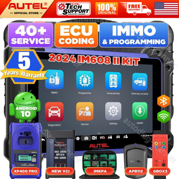 2024 Autel MaxiIM IM608 II IM608 PRO keys programming Diagnostic Android 10