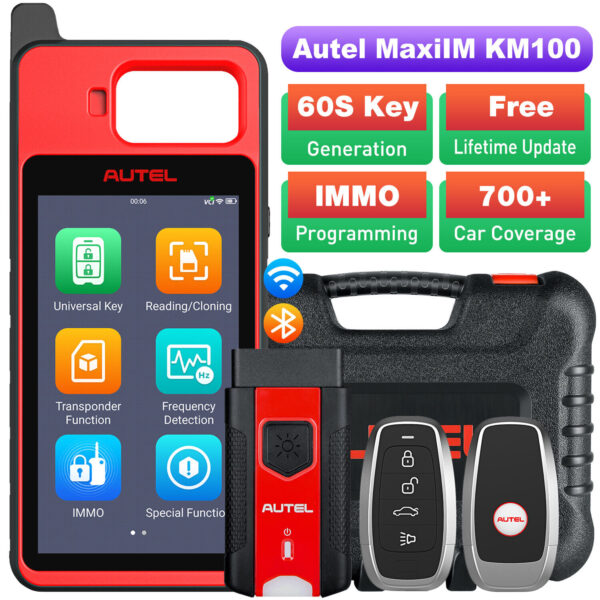 2024 Autel MaxiIM KM100X Key Creation IMMO Fob Programming Immobilizer As KM100