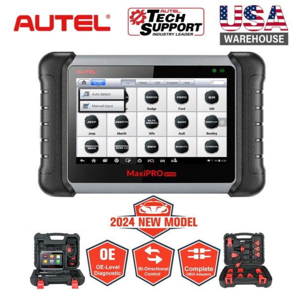 2024 AUTEL MaxiPRO MP808K All System Car Diagnostic Bi-directional Scanner Tool