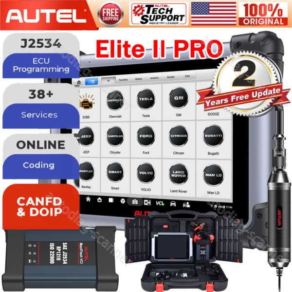 2024 Autel MaxiSys Elite II PRO ULTRA Auto Diagnostic Scanner programming