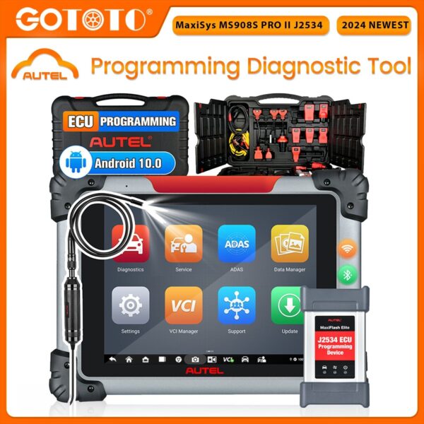 2024 Autel MaxiSys MS908S PRO II J2534 Programming Tool Diagnostic Tool Scanner