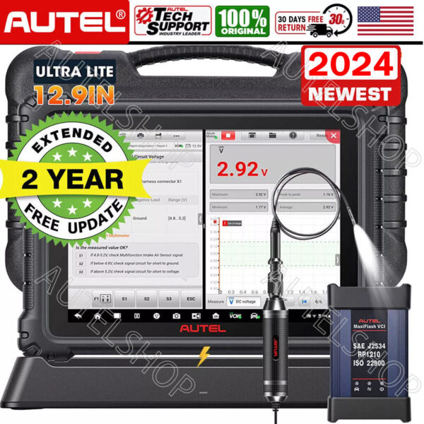 2024 Autel MaxiSys ULTRA Lite MS919 Diagnostic Scanner Advanced VCMI Pr0gramming