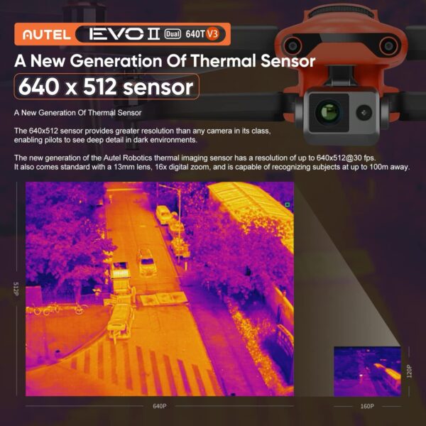 2024 Autel Robotics EVO II Dual 640t V3 Thermal Drone Rugged Bundle Thermal - Image 5