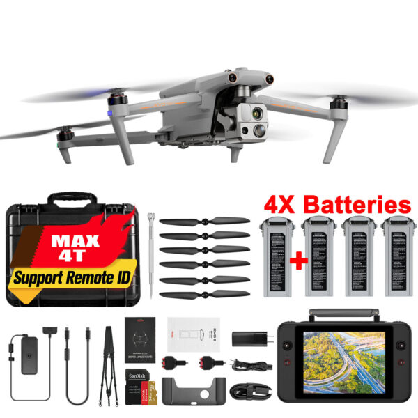 2024 Autel Robotics EVO Max 4T Fly More Bundle 8K Thermal 20KM FCC Four Lenses