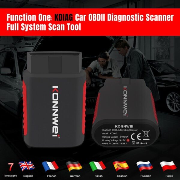 2024 Full System Auto OBD2 Scanner Reset SAS EPB ECU Programmer Diagnostic Tool - Image 4