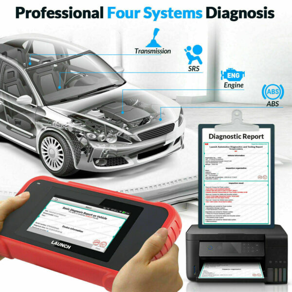 2024 LAUNCH CRP129E Elite OBD2 Car Scanner ABS SRS SAS TPMS Diagnostic Scan Tool - Image 6